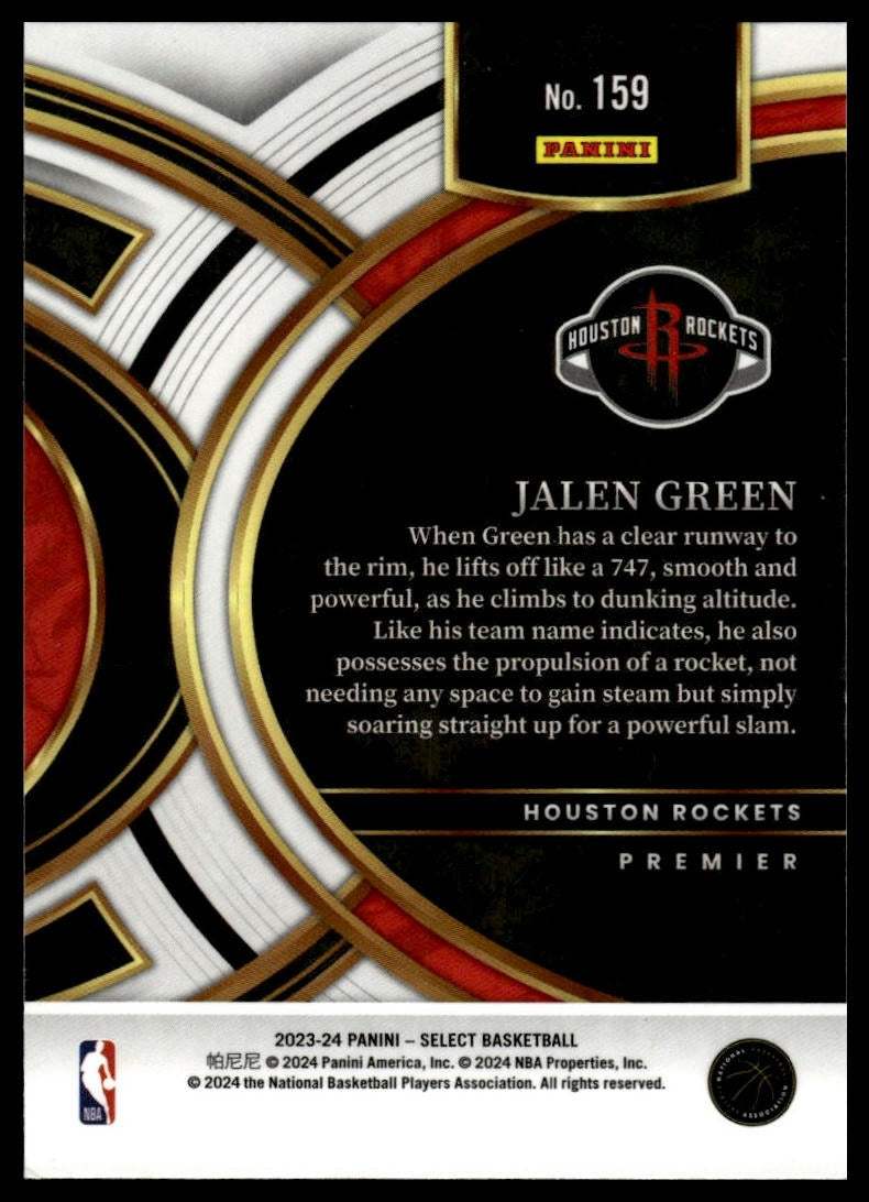 2023-24 Panini Select #159 Jalen Green