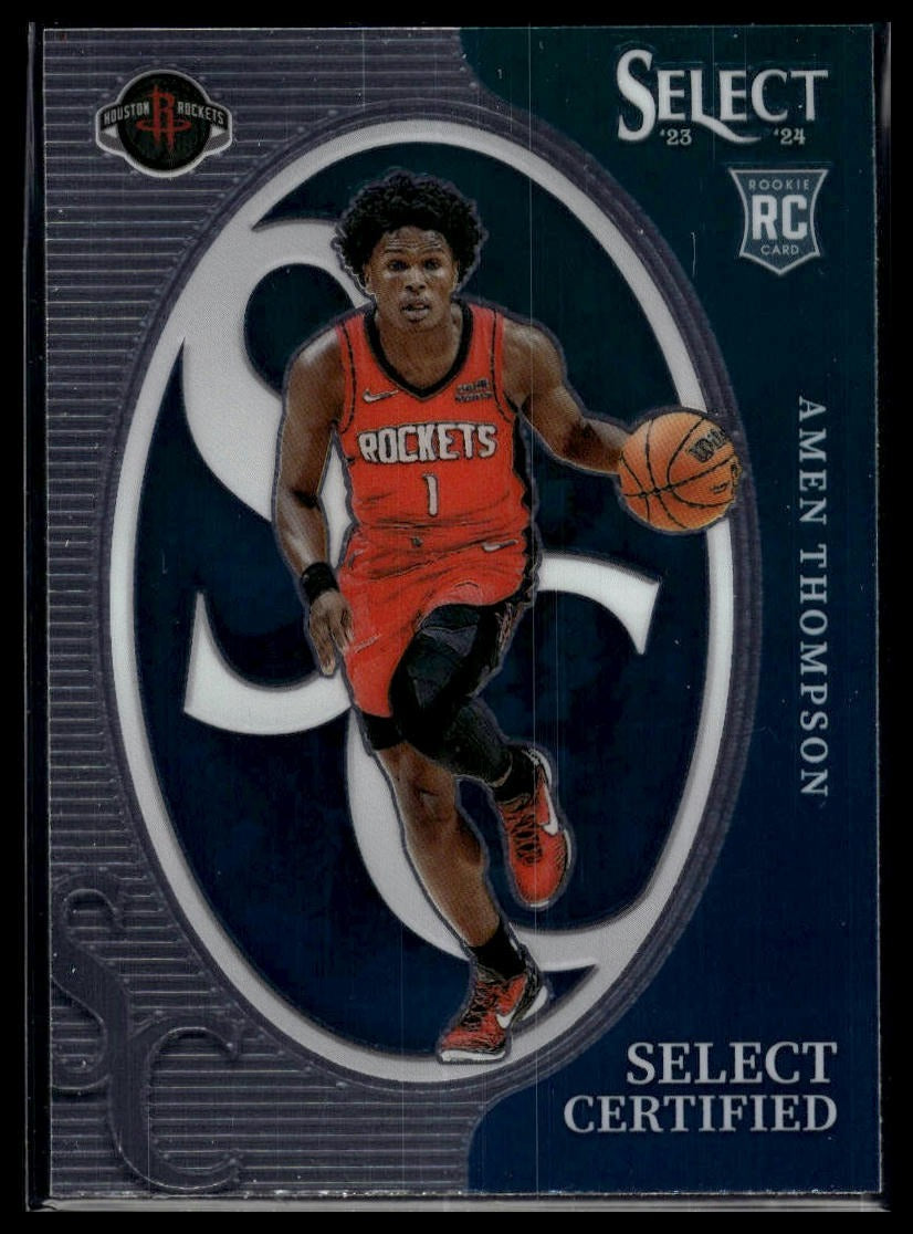 2023-24 Panini Select #5 Amen Thompson Select Certified