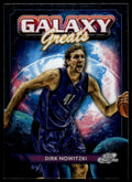 2023-24 Topps Chrome Cosmic #GG-29 Dirk Nowitzki Galaxy Greats