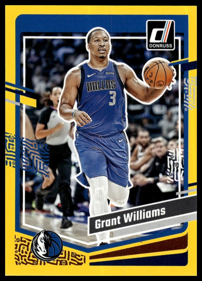 2023-24 Donruss #114 Grant Williams Yellow Flood