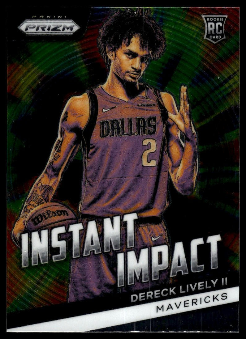2023-24 Panini Prizm #14 Dereck Lively II Instant Impact