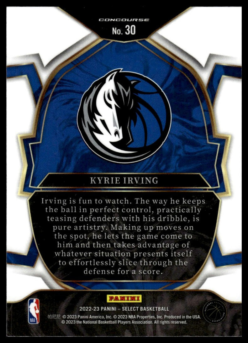 2022-23 Panini Select #30 Kyrie Irving