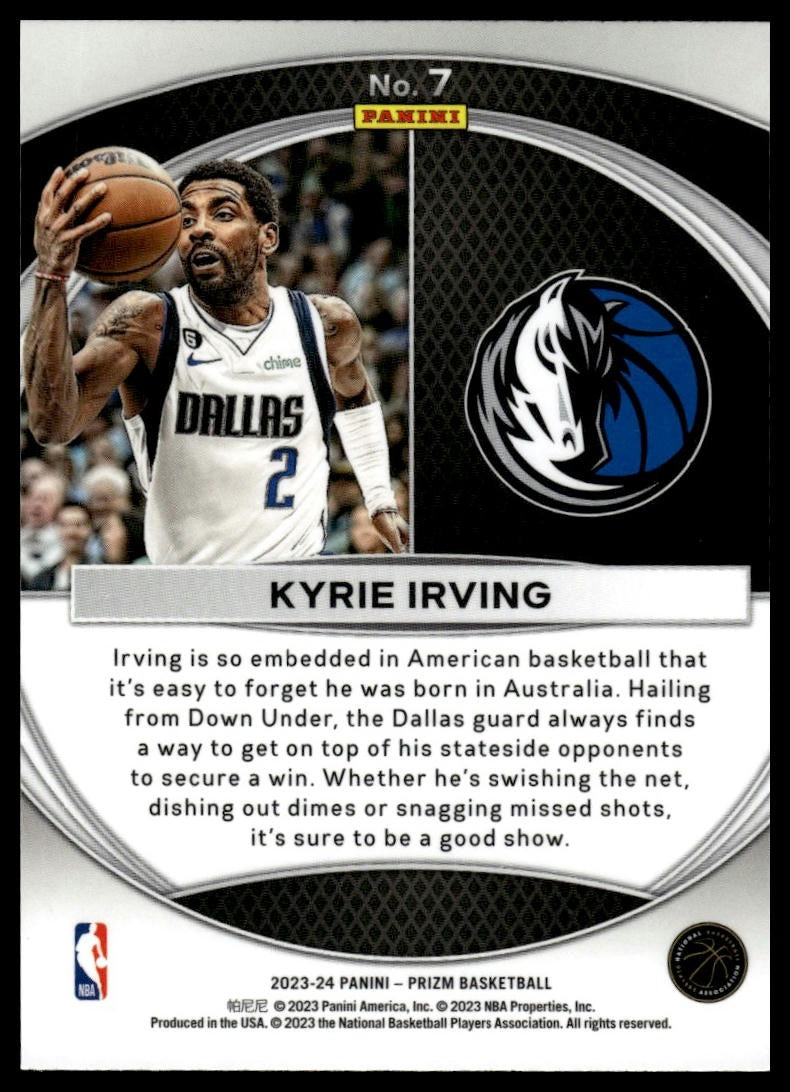 2023-24 Panini Prizm #7 Kyrie Irving Global Reach