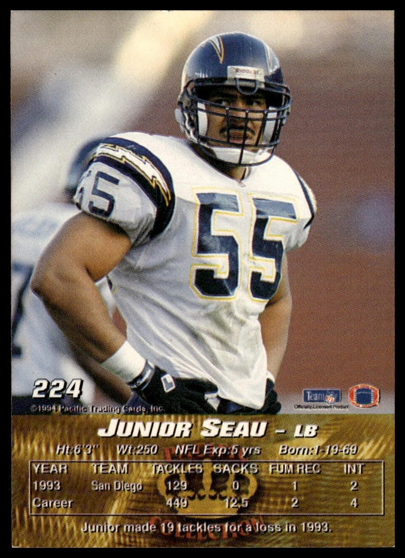 1994 Pacific #224 Junior Seau