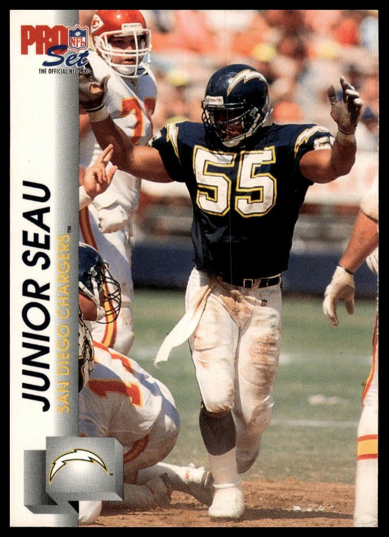 1992 Pro Set #643 Junior Seau