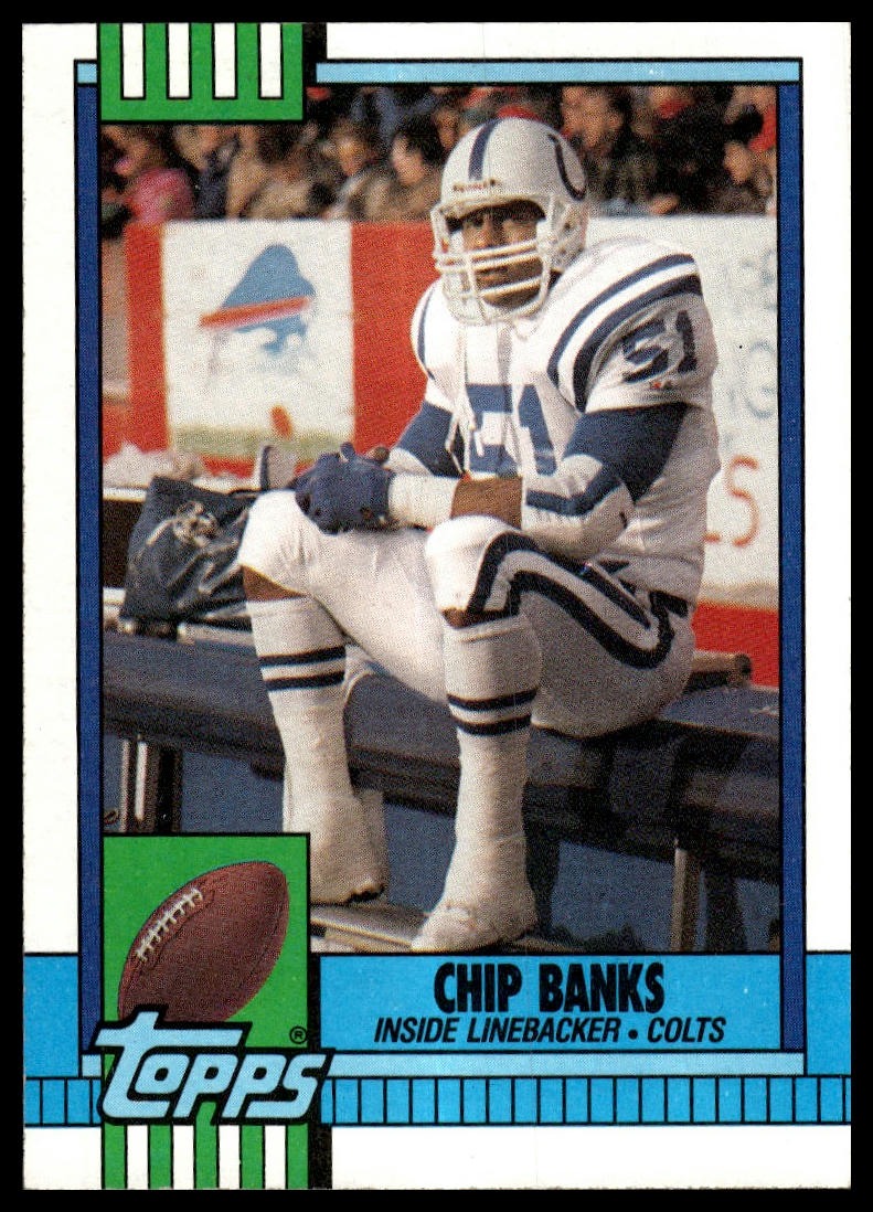 1990 Topps #299b Chip Banks
