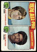 1975 Topps #219 1974 All-Pro Linebackers (Isiah Robertson / Andy Russell)