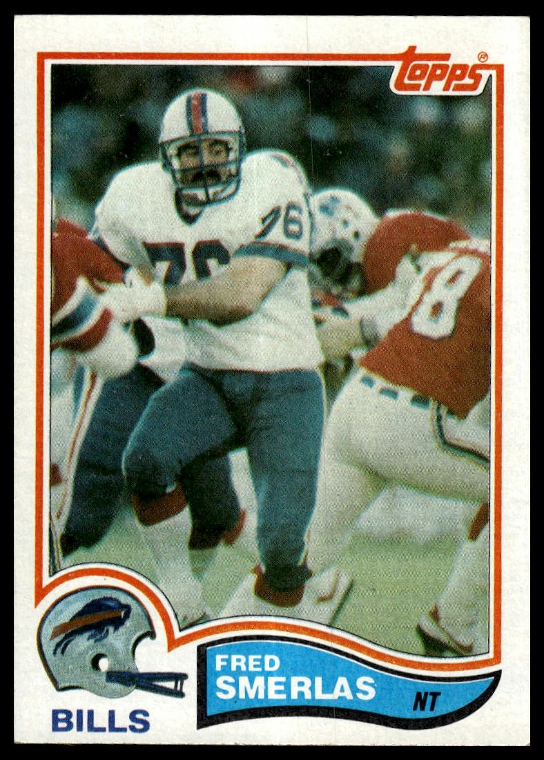 1982 Topps #35 Fred Smerlas