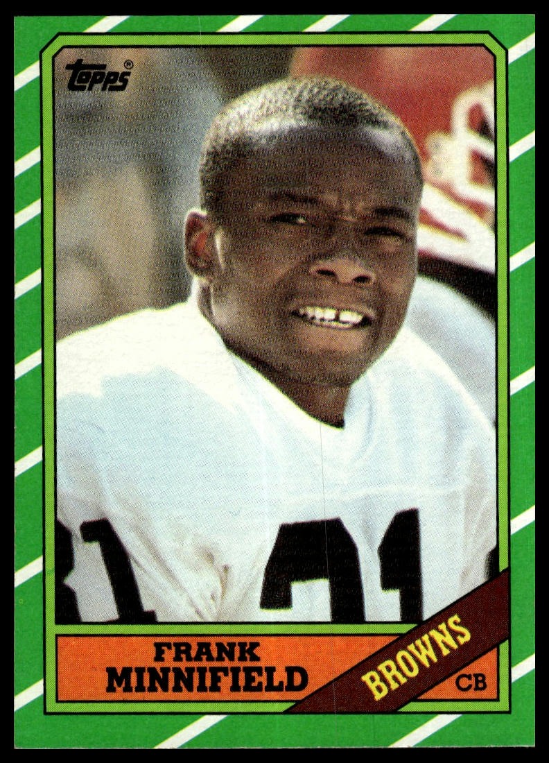 1986 Topps #198 Frank Minnifield