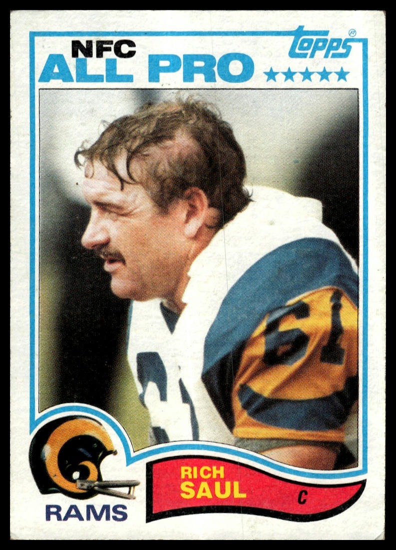 1982 Topps #383 Rich Saul