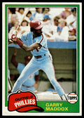 1981 Topps #160 Garry Maddox