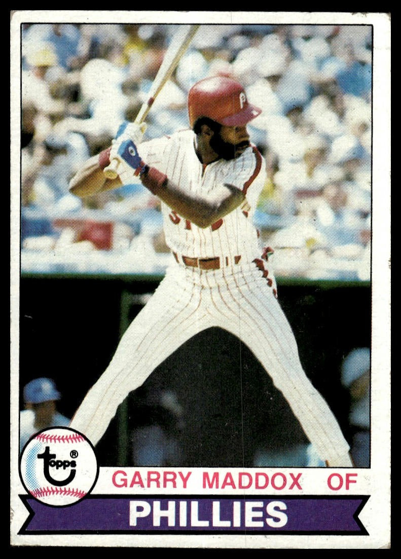 1979 Topps Burger King Philadelphia Phillies #20 Garry Maddox