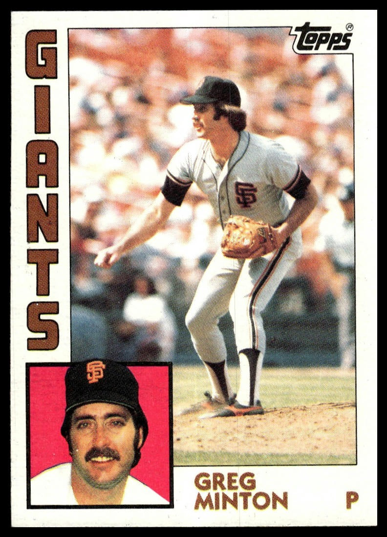 1984 Topps #205 Greg Minton