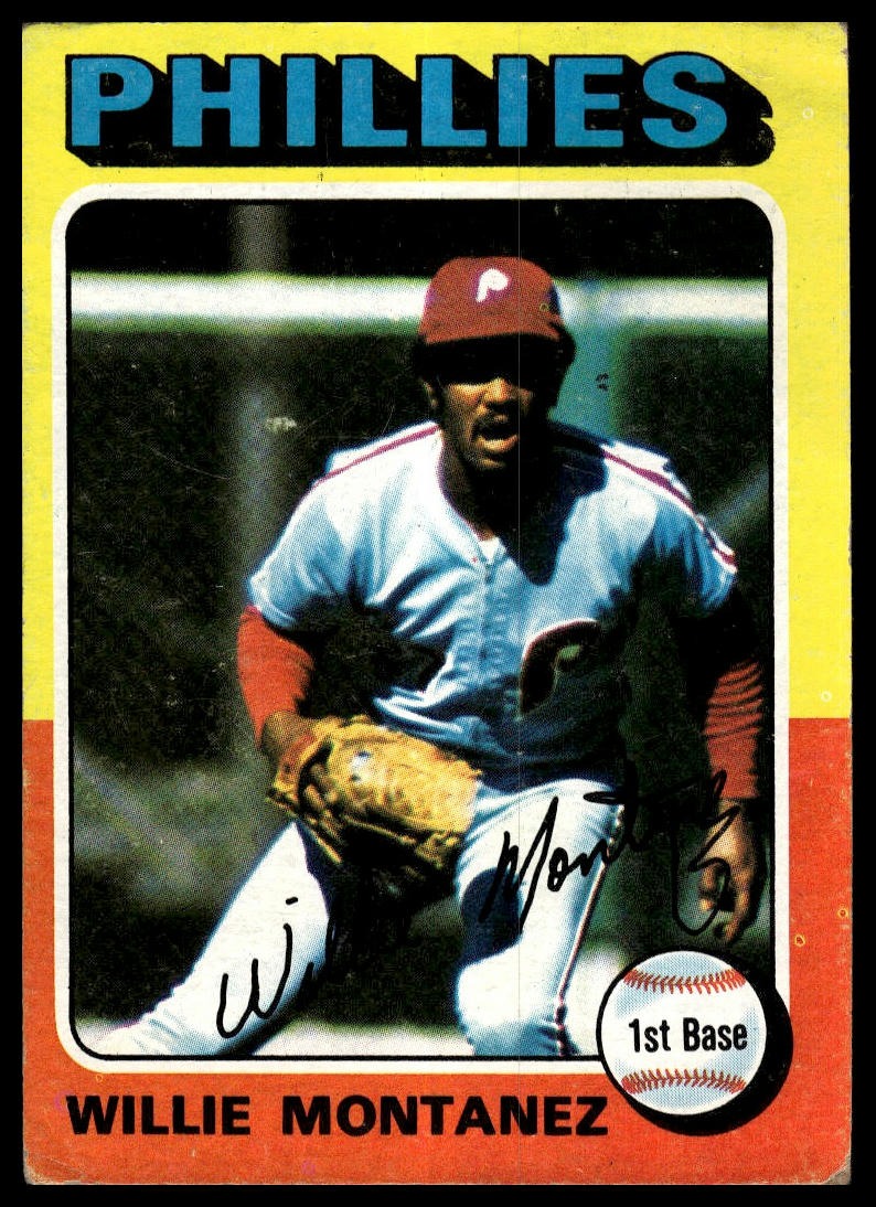 1975 Topps #162 Willie Montanez