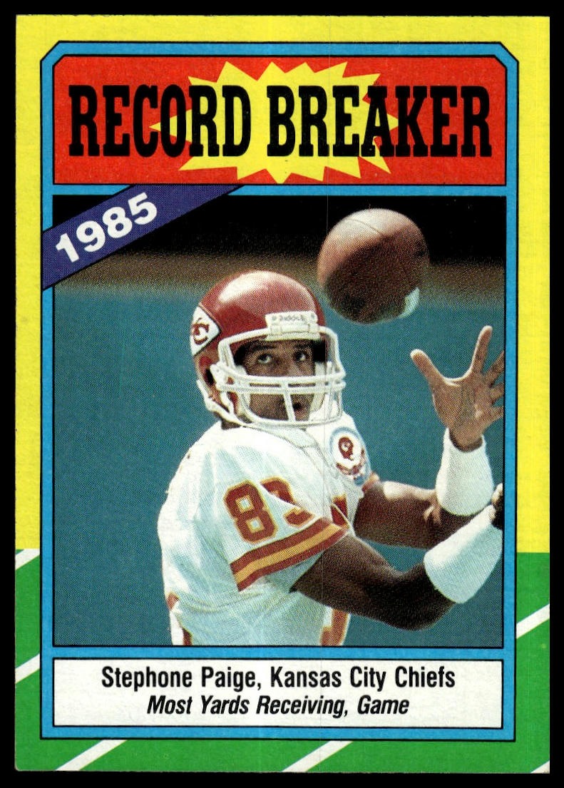 1986 Topps #6b Stephone Paige