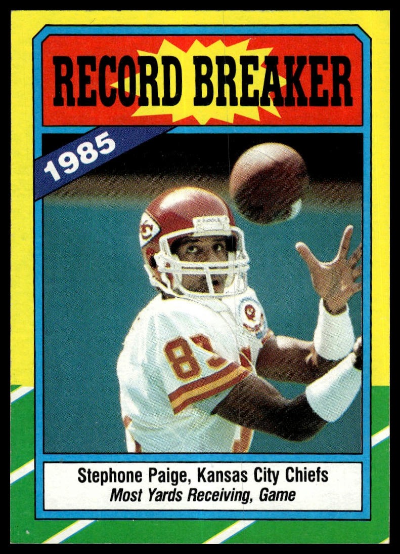1986 Topps #6b Stephone Paige