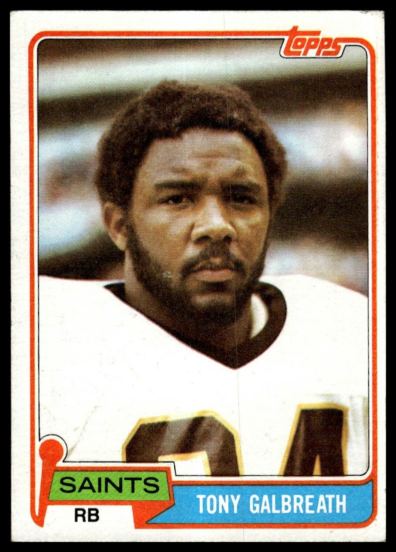 1981 Topps #275 Tony Galbreath