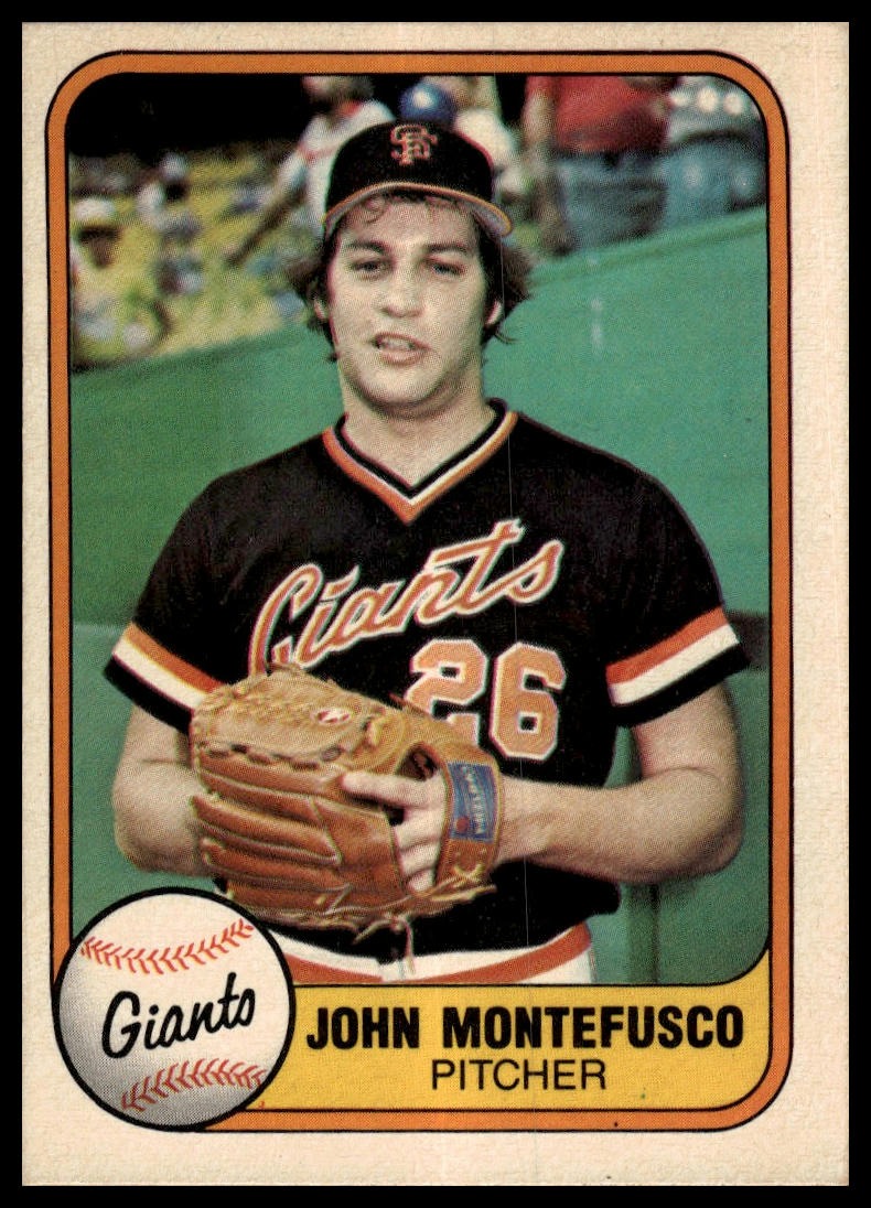 1981 Fleer #439 John Montefusco