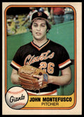 1981 Fleer #439 John Montefusco