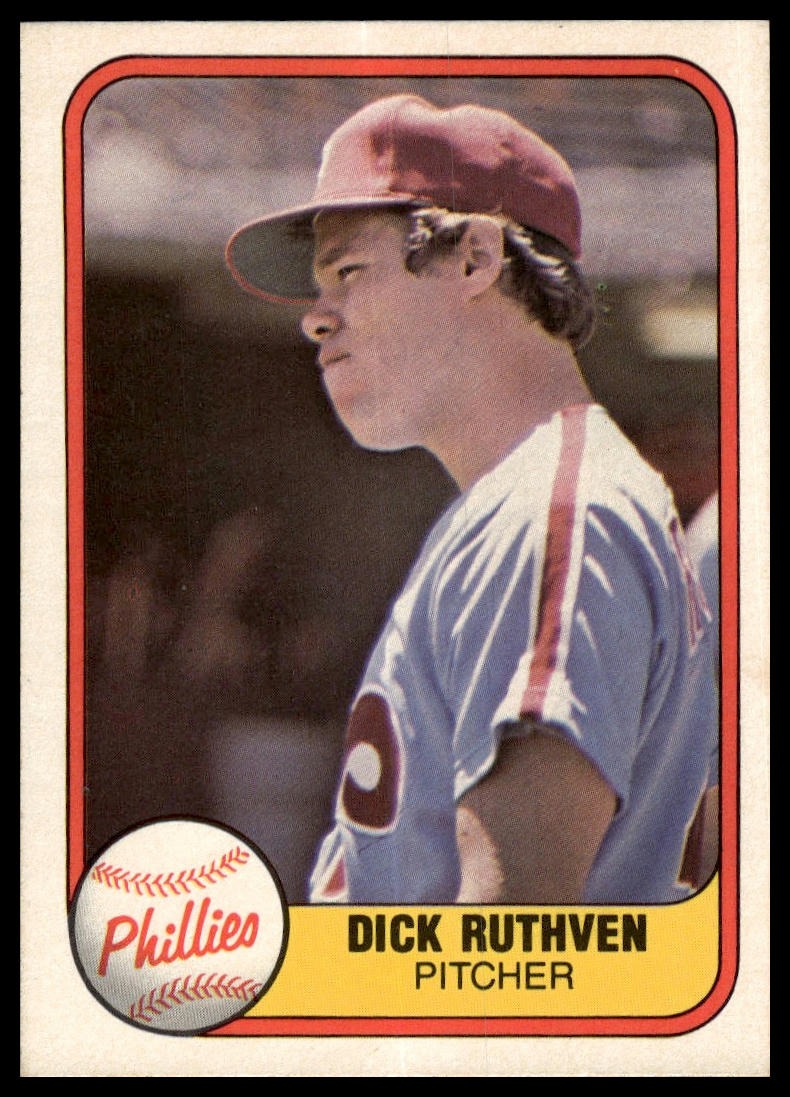 1981 Fleer #16 Dick Ruthven