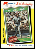 1982 Topps Kmart 20th Anniversary AL & NL MVP's #41 Mike Schmidt