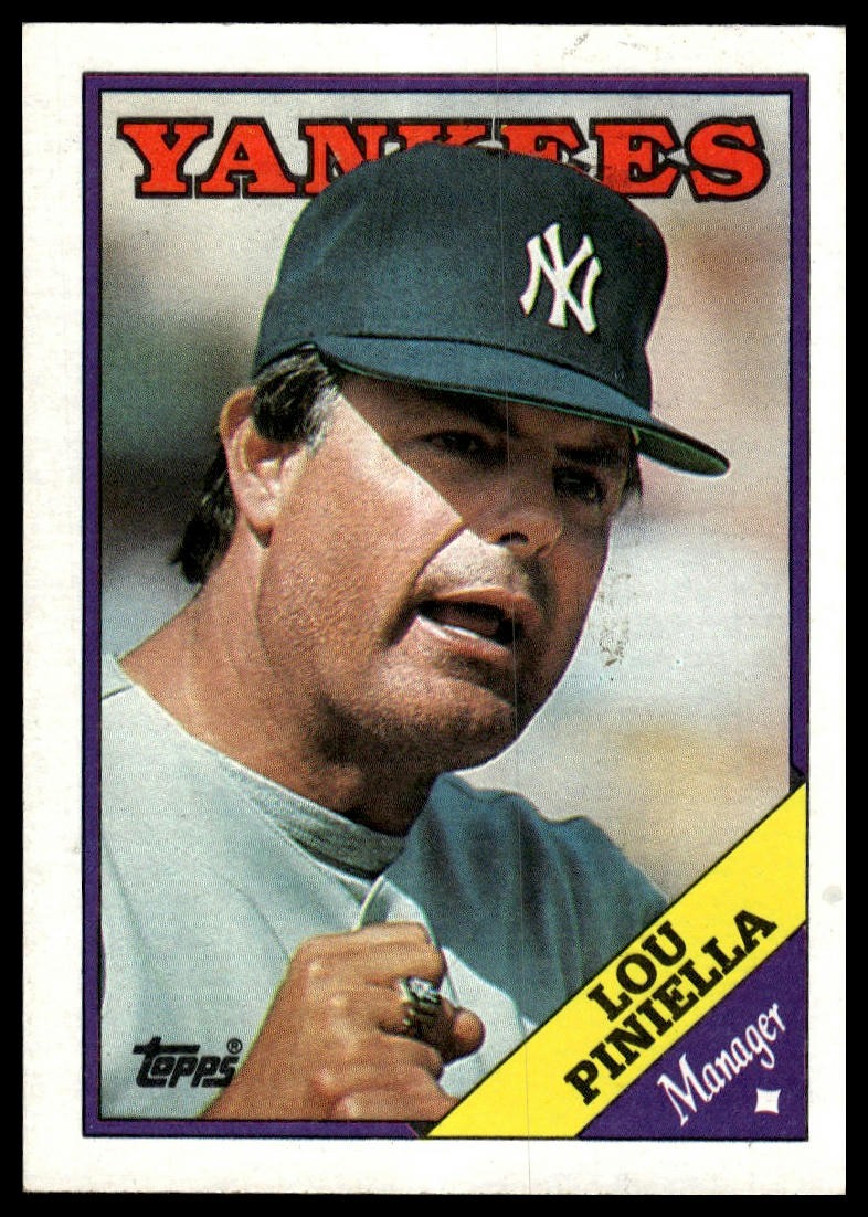 1988 Topps #44 Lou Piniella