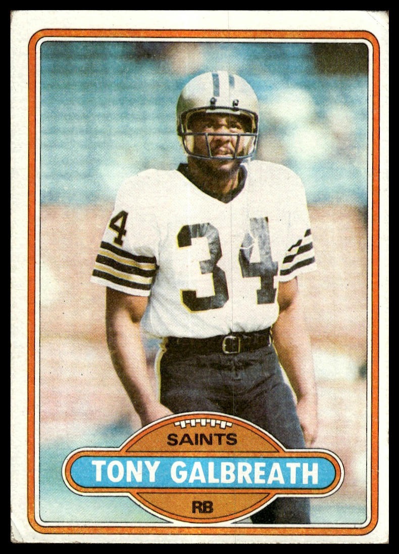 1980 Topps #426 Tony Galbreath