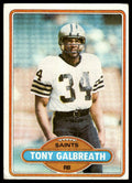 1980 Topps #426 Tony Galbreath