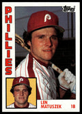 1984 Topps #275 Len Matuszek