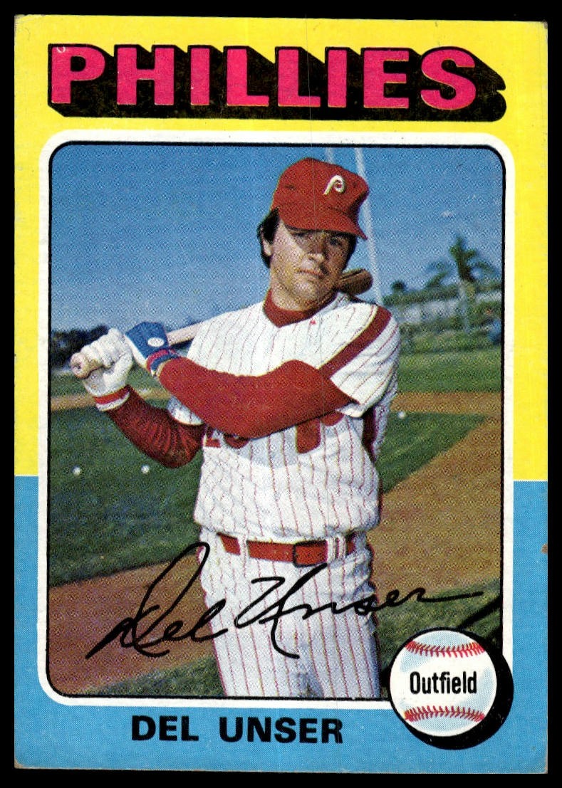 1975 Topps #138 Del Unser