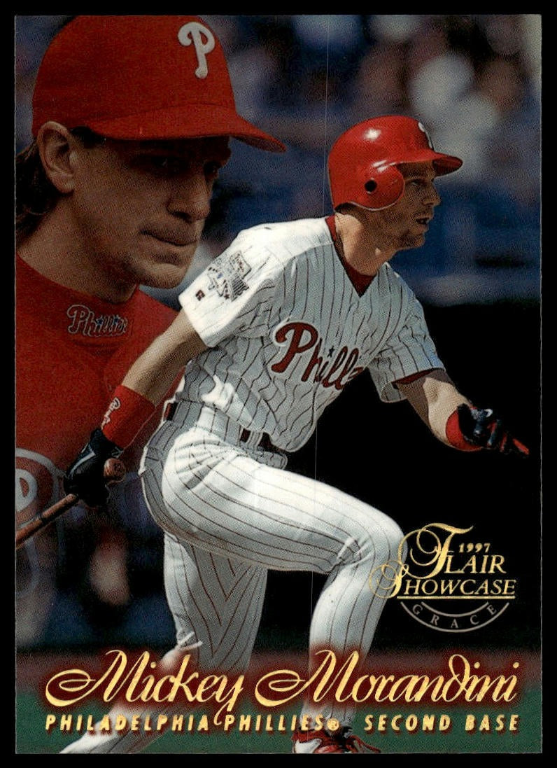 1997 Flair Showcase #134 Mickey Morandini Flair Showcase Row 1 (Grace)