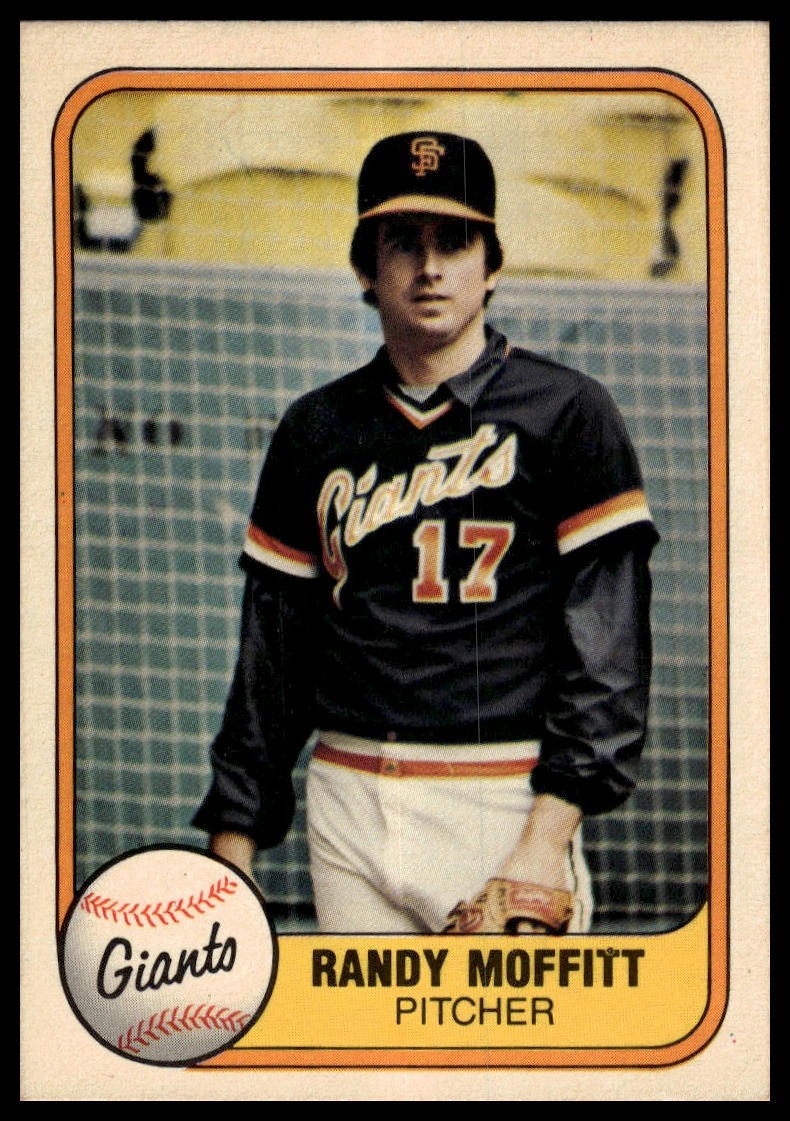 1981 Fleer #446 Randy Moffitt