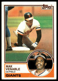 1983 Topps #634 Max Venable