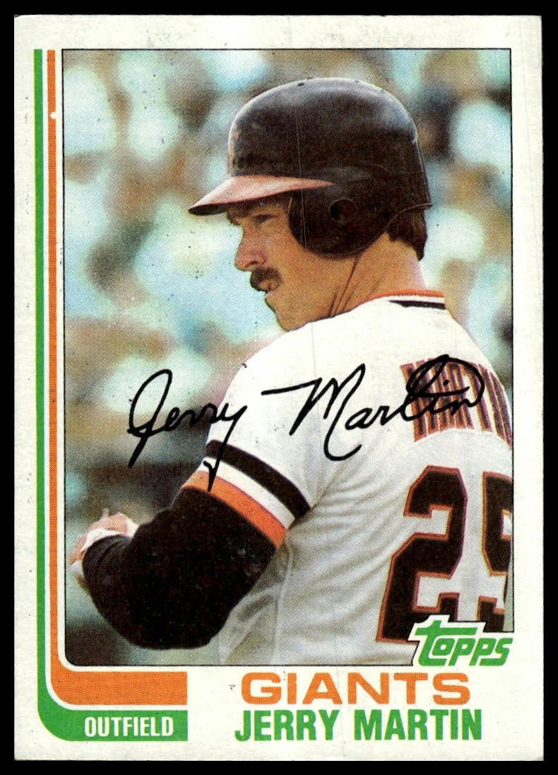 1982 Topps #722 Jerry Martin