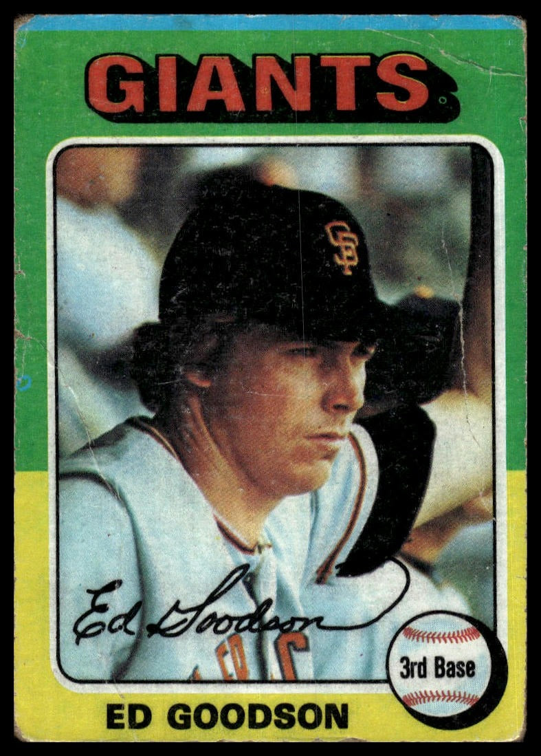 1975 Topps #322 Ed Goodson
