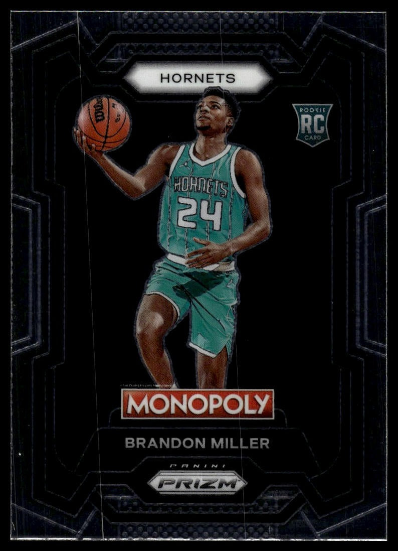 2023-24 Panini Prizm Monopoly #15 Brandon Miller