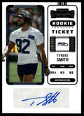 2022 Panini Contenders #226 Tyreke Smith Rookie Ticket Auto RC Seahawks
