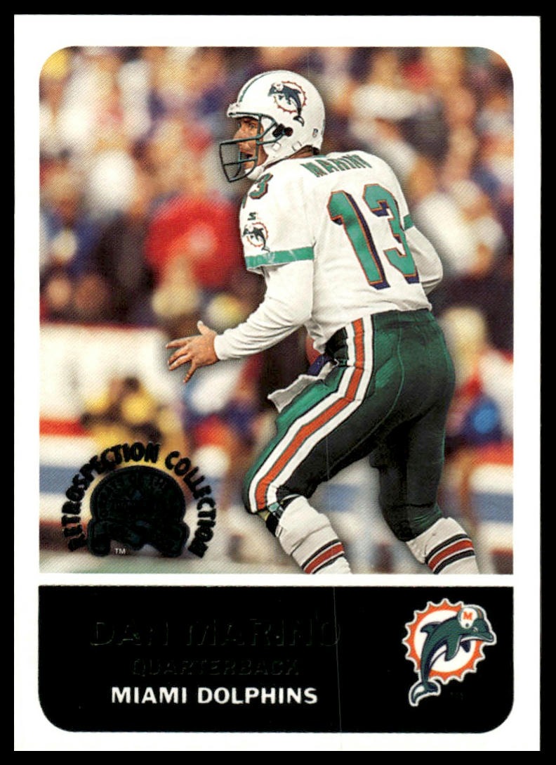 2000 Fleer Greats of the Game #6RC Dan Marino Retrospection Collection