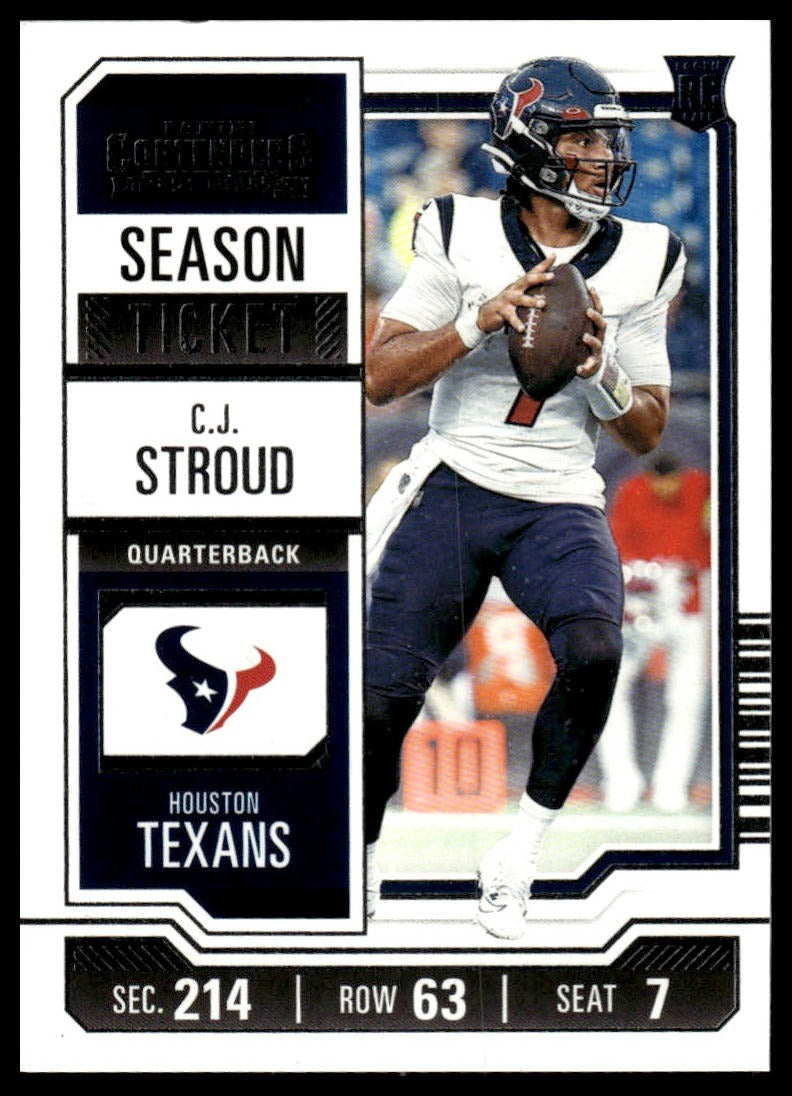 2023 Panini Contenders #40 C.J. Stroud