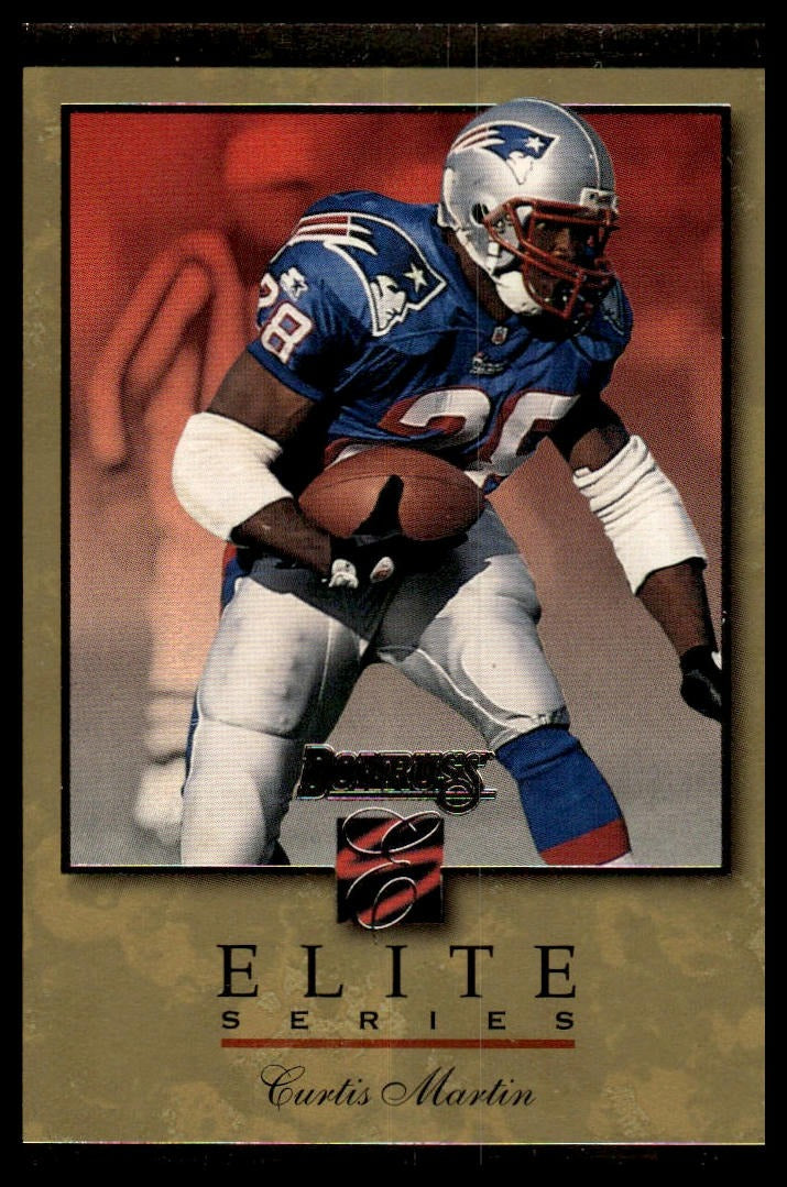 1996 Donruss #4 Curtis Martin Elite Gold #/2000