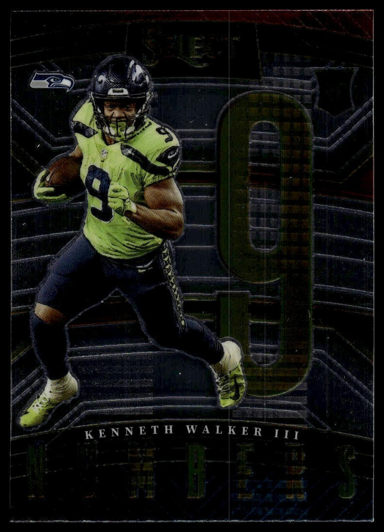 2022 Panini Select #SN-23 Kenneth Walker III Select Numbers