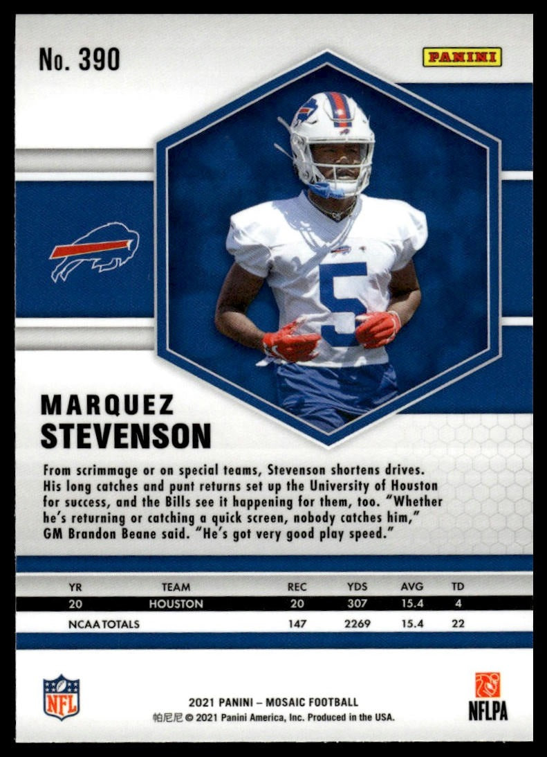 2021 Panini Mosaic #390 Marquez Stevenson