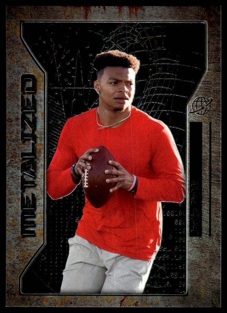 2021 SkyBox Metal Universe Champions #135 Justin Fields